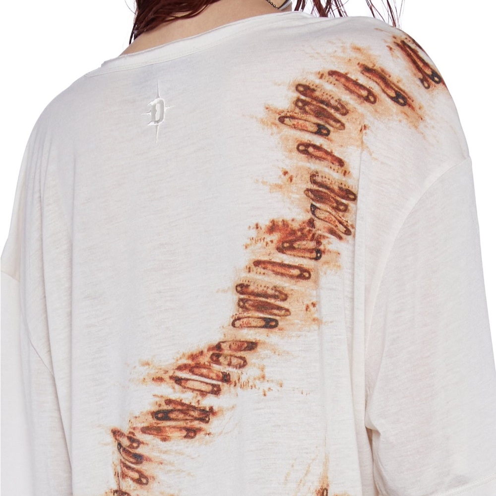 Rusty Safety Pin Tee - Picture 2 of 3